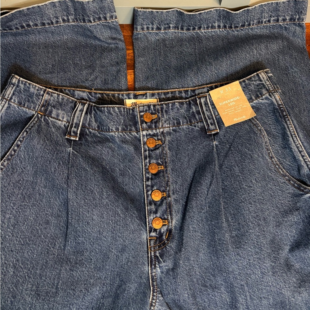 NWT Madewell Superwide Leg Jean